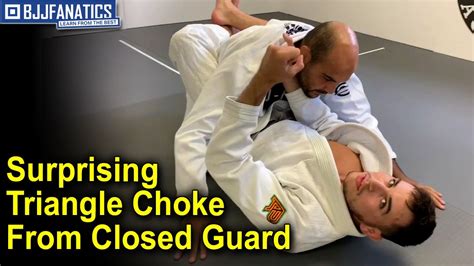 Surprising Bjj Triangle Choke From Closed Guard By Giancarlo Bodoni