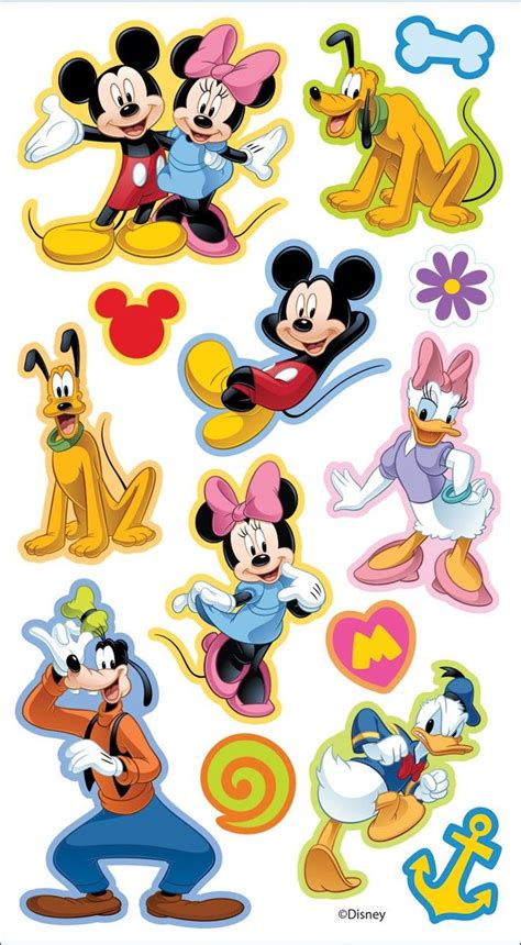 Mickey And Friends Disney Puffy Stickers E5330008 Mickey Mouse Stickers