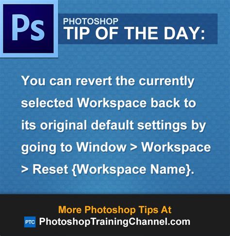 When you customize the settings of a tool in photoshop, your settings are saved so you can use them the next time you once photoshop is back to the default style, you can customize it as per your own preferences. Reset Workspace Back To Default Settings | Photoshop ...