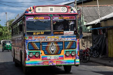 Trincomalee Sri Lanka August 29 2015 A Typical Bus For Public