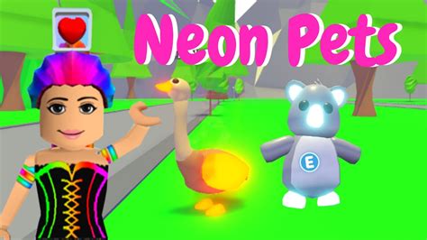 Adopt Me Neon Pets Neon Koala And Neon Emu Adopt Me Pet Tricks