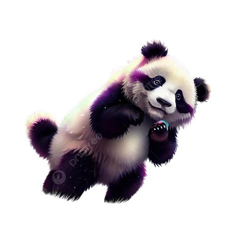 Lindo Panda Sintiéndose Tímido Png Panda Animal Dibujos Animados