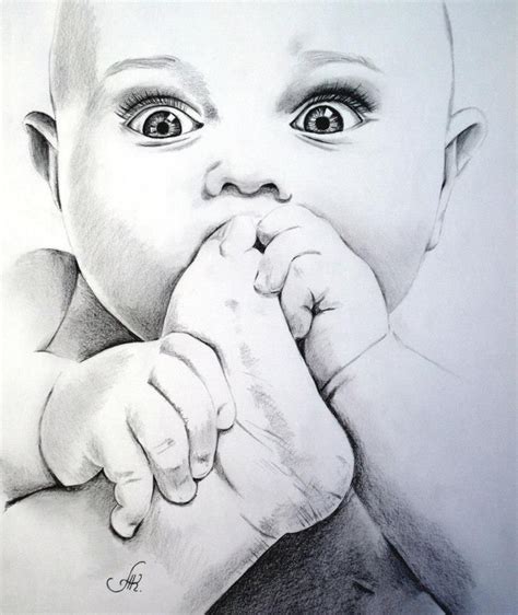 Pin By Saundrea Griffen On Artsy Cute Baby Drawings Art Drawings Sketches Simple Baby Drawing
