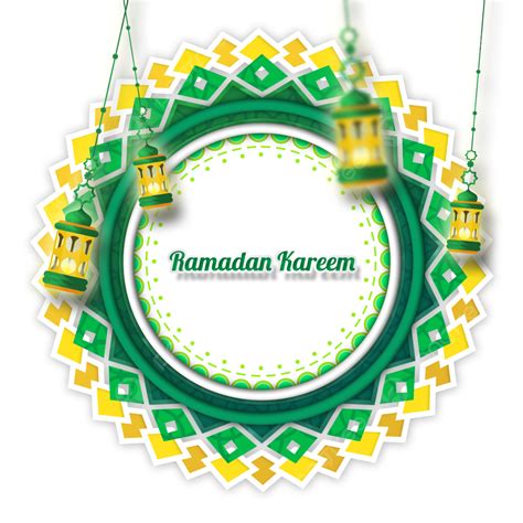Ramadan Kareem Islamic Hd Transparent Luxury Green Ramadan Kareem