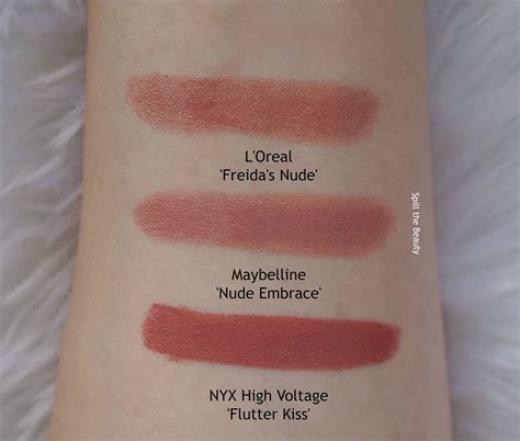 Lip Swatch Saturday Maybelline Nude Embrace Spill The Beauty
