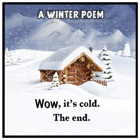 Pin on HoLiDaY/Seasons | Winter poems, Cold weather funny, Cold weather