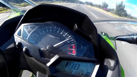 Kawasaki ninja 300 is a sports bikes available at a starting price of rs. Kawasaki ninja 300 top speed hd - YouTube