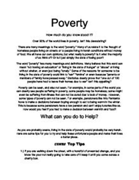 Finally, stephanie chen, in the new hungry: Research paper on poverty - College Homework Help and ...