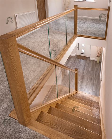 Glass Staircase Panels L Groove Recessed Handrails Toughened Glass