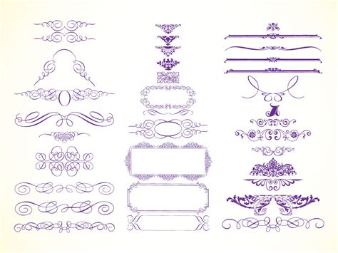 14 Modern Border Vector Images Free Decorative Borders And Dividers