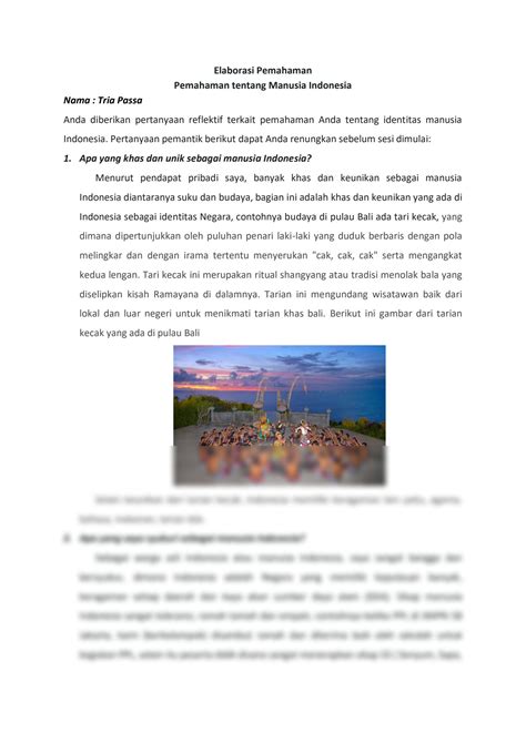 SOLUTION Filosofi Pendidikan Indonesia Elaborasi Pemahaman Topik 3