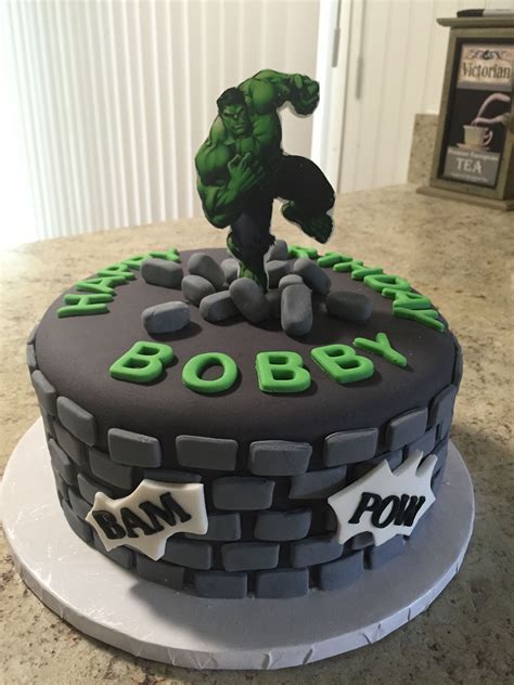 Incredible Hulk Cake Avengers Birthday Cakes Hulk Birthday Parties