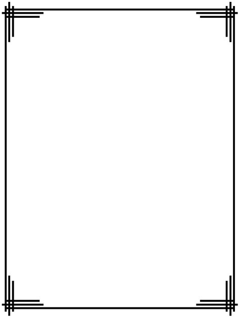 Simple Page Borders Clipart Best