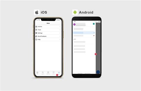 Android Vs Ios Ui Design Differences And Comparison