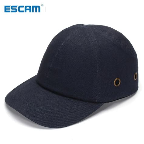 Escam Blue Baseball Bump Caps Lightweight Safety Hard Hat Head