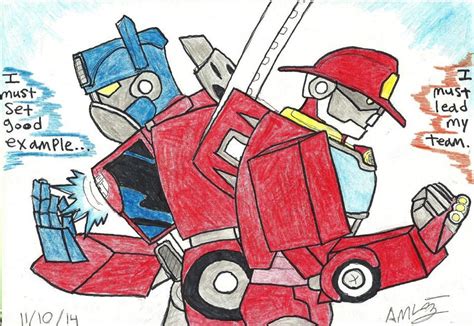 Transformers Rescue Bots Lead By Example By Robotprophet On Deviantart