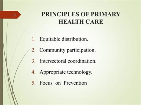Concept Of Primary Health Care Ppt
