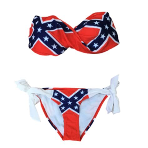 Confederate And Rebel Flag String Bikini The Dixie Shop