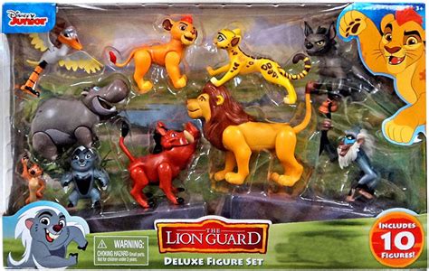 Disney The Lion Guard The Lion Guard Deluxe Exclusive Figure 10 Pack