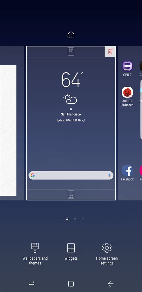 It disappears on the home screen. How to enable the app drawer button on Samsung Galaxy S8 ...