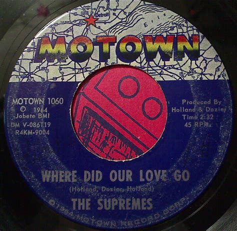 The Supremes Where Did Our Love Go Releases Discogs