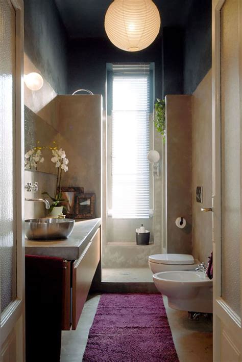 Stretto e lungo (10) toilette (211) design del soffitto. 15 Idee di Design per Arredare un Bagno Stretto e Lungo ...
