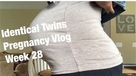 life update identical twins pregnancy vlog third trimester 28 weeks youtube
