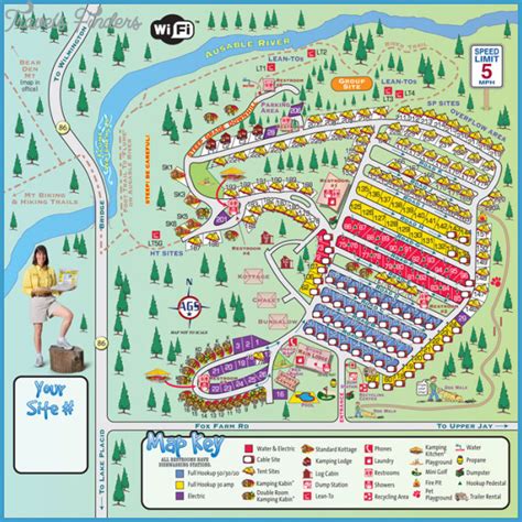 Lake Placid Olympic Village Map Tour Map