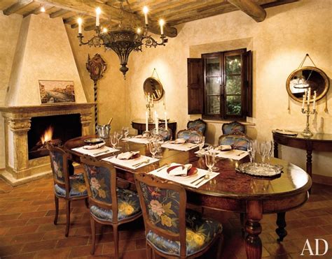 Rustic Dining Room In Tuscany Italian Home Decor Mediterranean Home