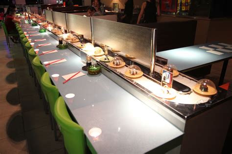 Sushi Conveyor Belt Automatic System Running Sushi Supplier Moving