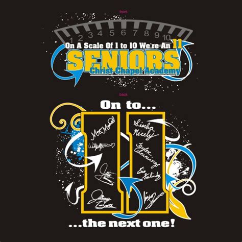 Shirt Art Senior Class Custom T Shirts Designs School Spiritwear 2015