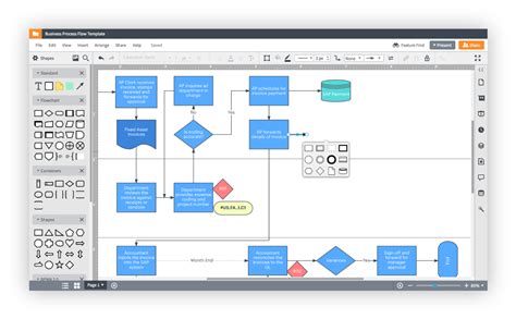 Lucidchart How To Create A Flow Chart Youtube Gambaran