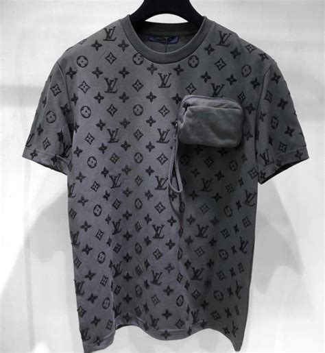 Louis Vuitton Grey Metal Hook And Loop T Shirt Billionairemart