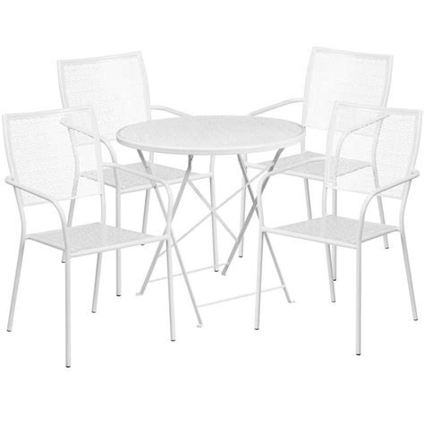 Bistro Table Set Cub Co Rdf Chr Wh Gg F