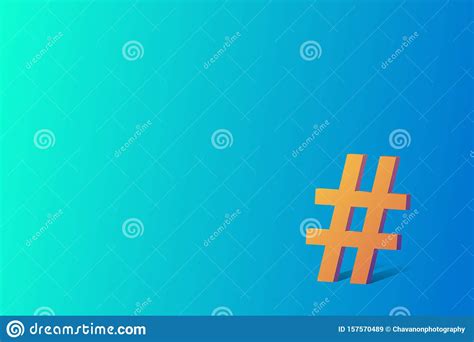 Hashtag Symbol Background. Trendy Concept Stock Illustration ...