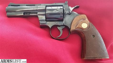 Armslist For Sale Used Colt Python 357 Magnum Revolver W 4 Inch Barrel