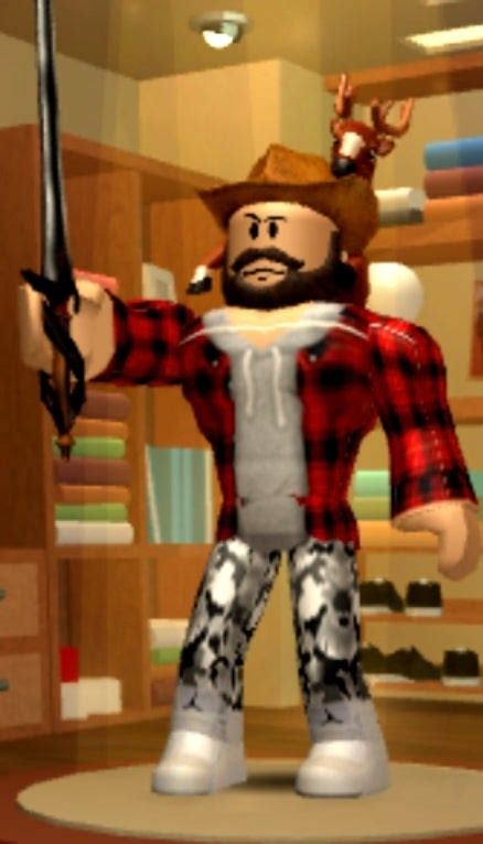 Having My Roblox Character With A Beard And A More Male Physique Makes