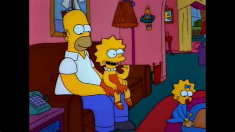 The Simpsons Homer And Lisa Bet On Football Together Youtube