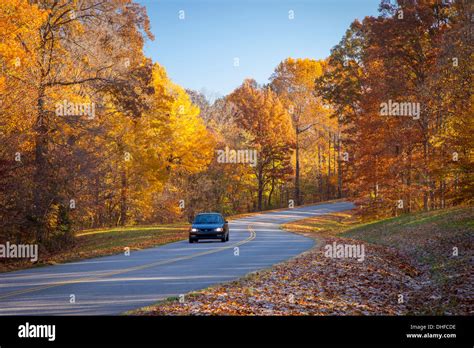 Autumn Colors Along The Historic Natchez Trace Parkway Tennssee Usa