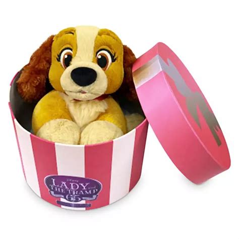 Lady Plush In Hatbox Lady And The Tramp 65th Anniversary Limited