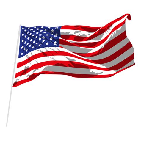 Estados Unidos Ondeando La Bandera Descargar Pngsvg Transparente