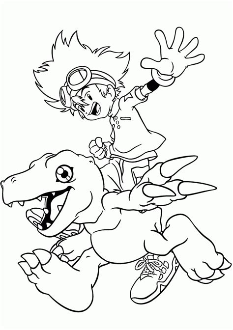 Coloriage Digimon Dessins Anim S Dessin Colorier