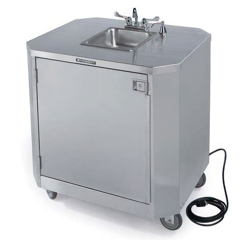 Lakeside 9610 Portable Handwashing Station Cold And Hot Water With Soap