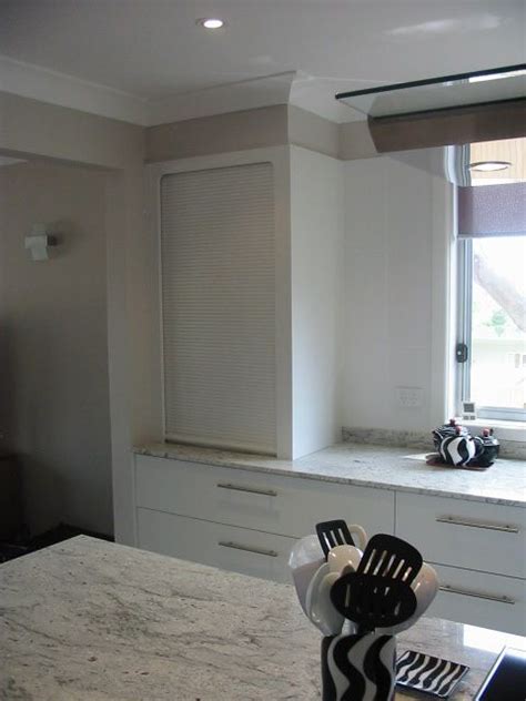 Maybe you would like to learn more about one of these? View of kitchen Appliance cabinet - roller shutter full ...