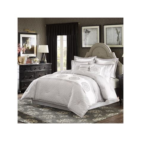 Madison Park Signature Belmont 8 Pc Comforter Set Grey Comfortersets