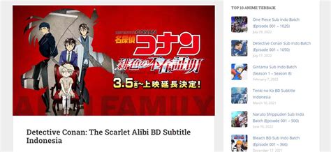 10 Situs Anime Subtitle Indonesia Terupdate Update Saja