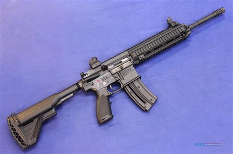 The heckler & koch hk416 is an assault rifle designed and manufactured by the german company heckler & koch. HECKLER & KOCH 416 D .22 LONG RIFLE for sale