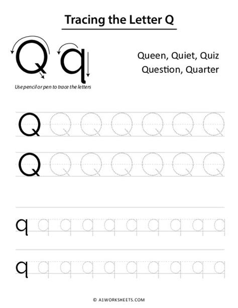 Learn The Letter Q Q Learning The Alphabet Academy Preschool Letter