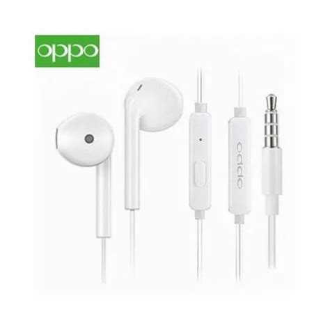 White Wired Oppo F9 Earphone Headphone Jack In Ear At Rs 39 In New Delhi