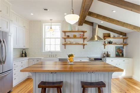 Amazing Kitchens With White Brick Walls